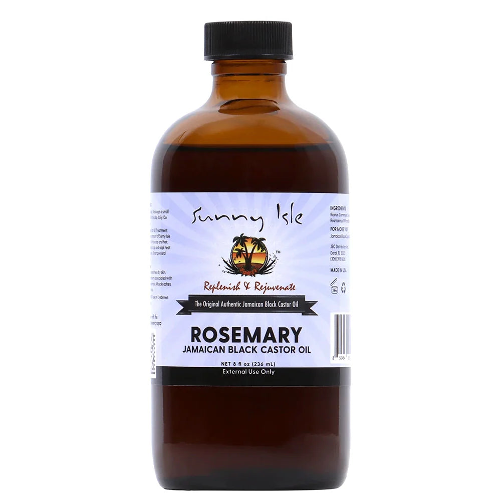Sunny Isle Rosemary Jamaican Black Castor Oil 8 oz - oil product image 1 - Sunny Isle - TJ Beauty UK
