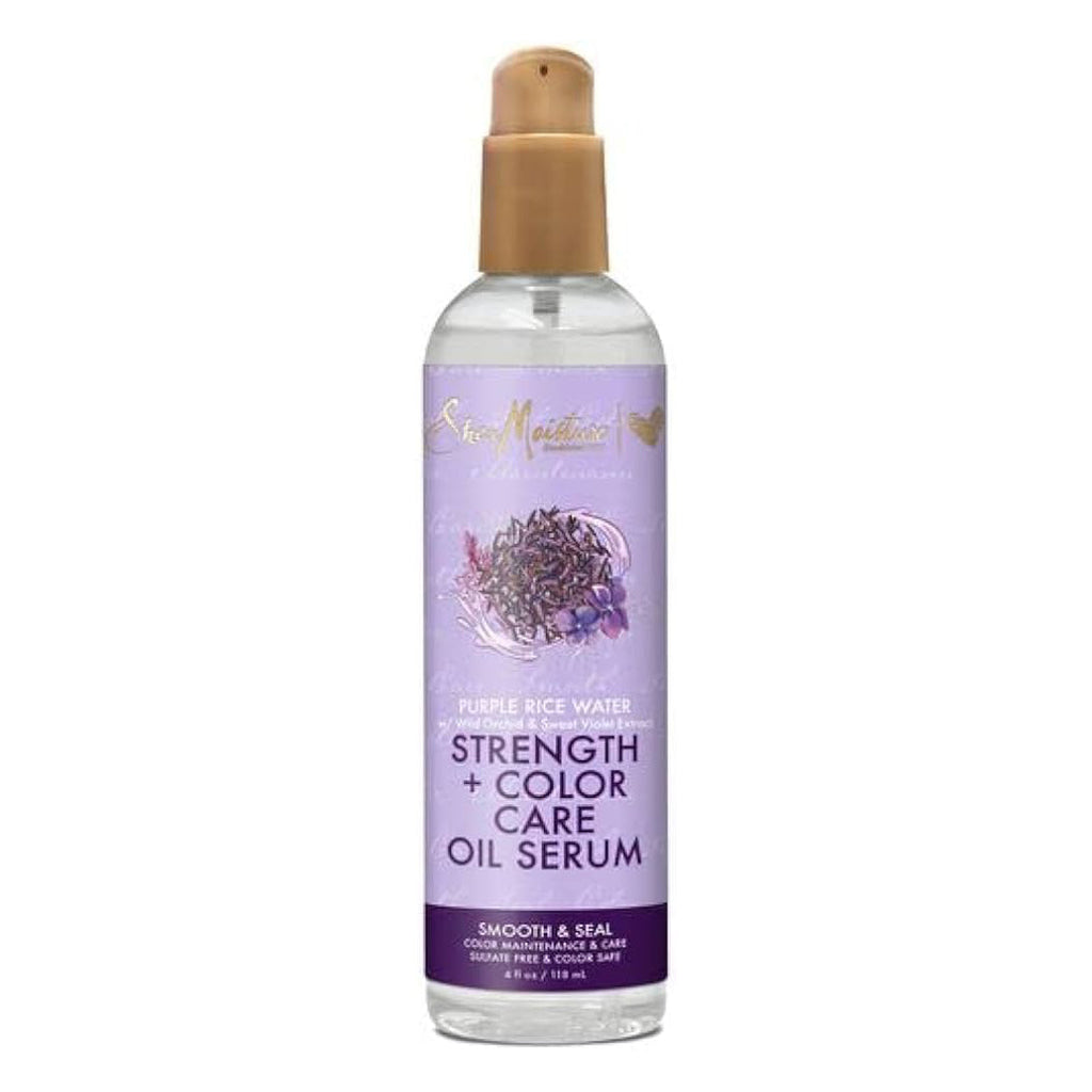 Shea Moisture Purple Rice Water Strength & Colour Care Oil Serum 4 oz / 118 ml