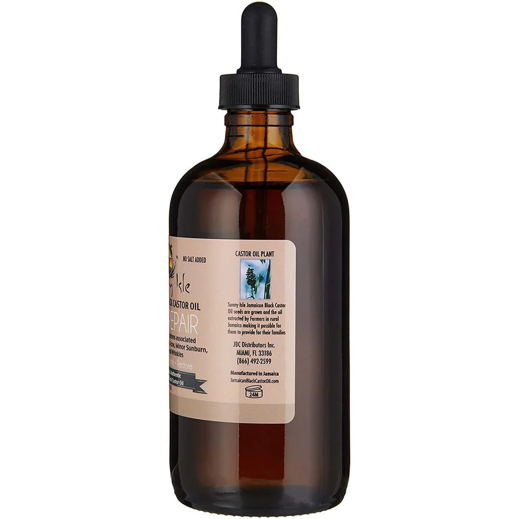 Sunny Isle Jamaican Black Castor Oil Skin Repair 8 oz - skin product image 2 - Sunny Isle - TJ Beauty UK