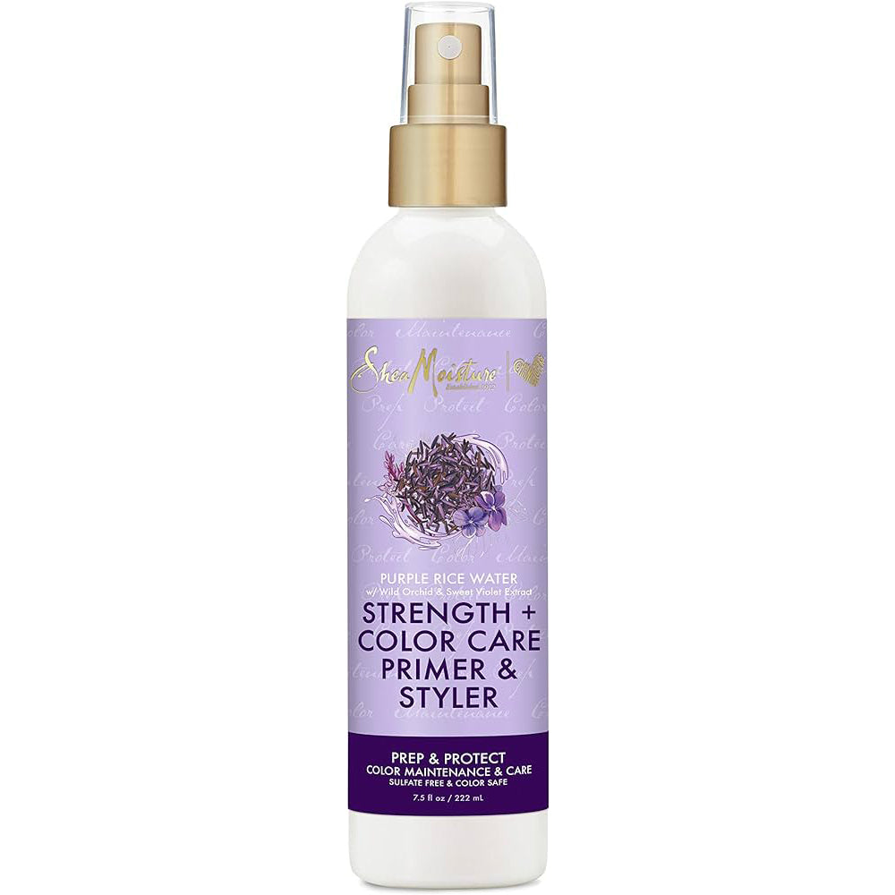 Shea Moisture Purple Rice Water Strength & Color Care Primer & Styler 7.5 oz / 222 ml