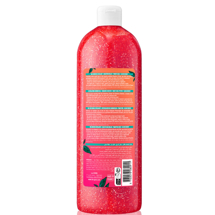 Fair & White Mild Pepper Exfoliating Shower Gel 32oz For Soft, Luminous Skin texture