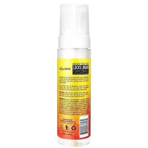 All Day Locks & Braid Foam Control 8 oz texture