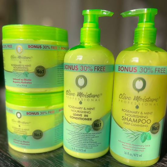 Olive Moisture Rosemary & Mint Nourishing Leave-In Conditioner 16 oz