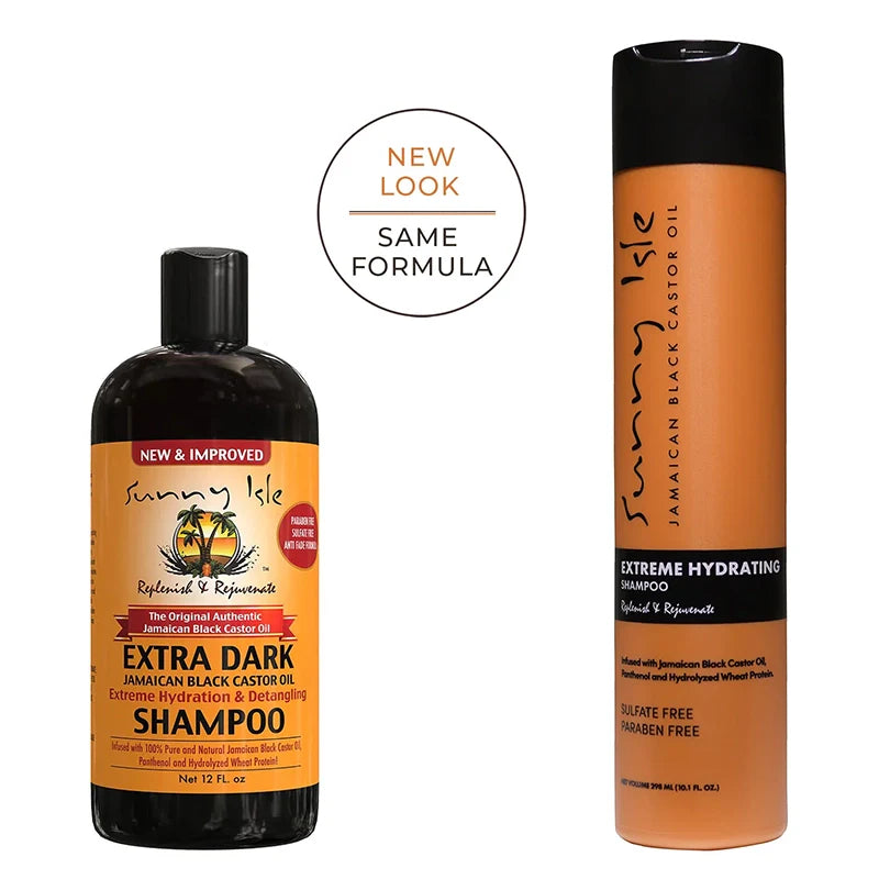 Sunny Isle Jamaican Black Castor Oil Extreme Hydrating Shampoo 10.1 oz - shampoo product image 2 - Sunny Isle - TJ Beauty UK
