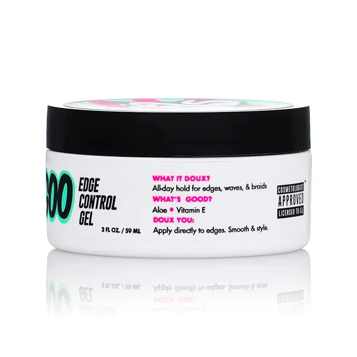 The Doux Swag Goo Edge Control Gel 2oz For Sleek Edges & Natural Hair