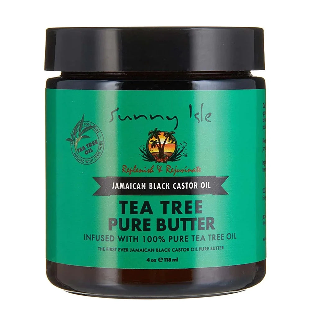 Sunny Isle Jamaican Black Castor Oil Pure Butter with Tea Tree Oil 4 oz - butter product image 1 - Sunny Isle - TJ Beauty UK
