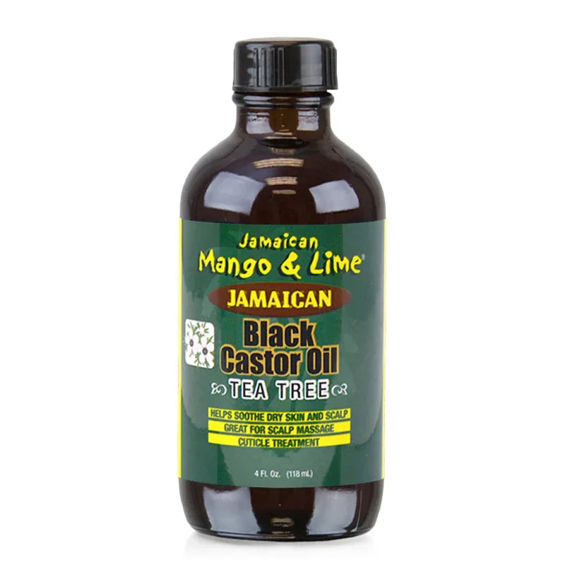 Jamaican Mango & Lime Jamaican Black Castor Oil Tea Tree 4oz - Anti-Dandruff Growth Treatment | TJ Beauty UK