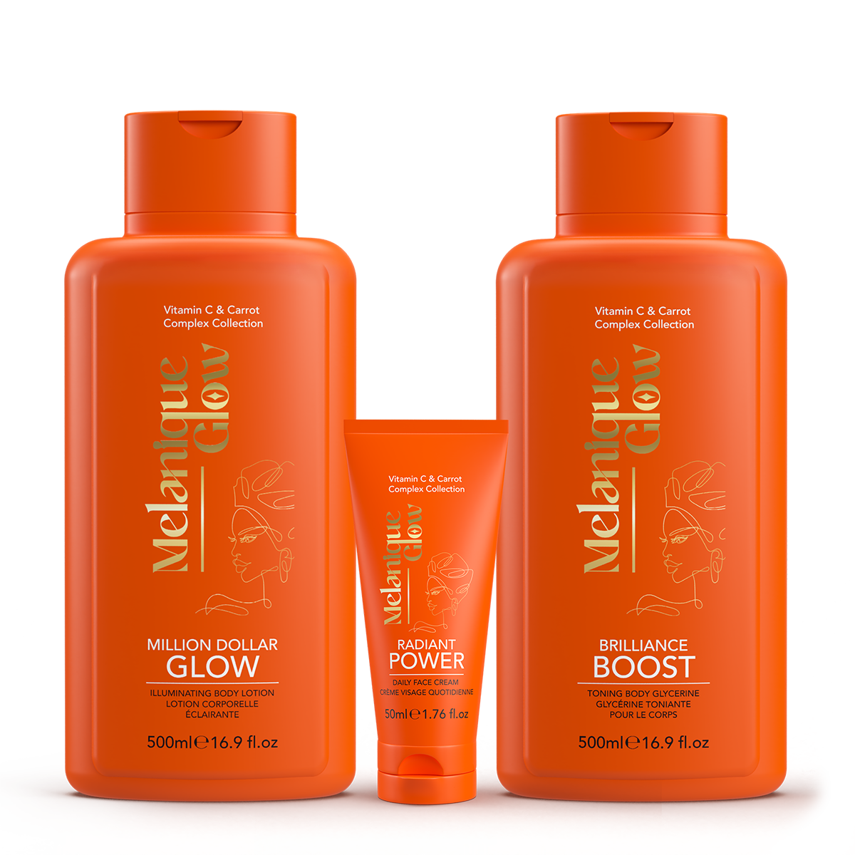 Melanique Glow™ - Ultimate Glow Trio