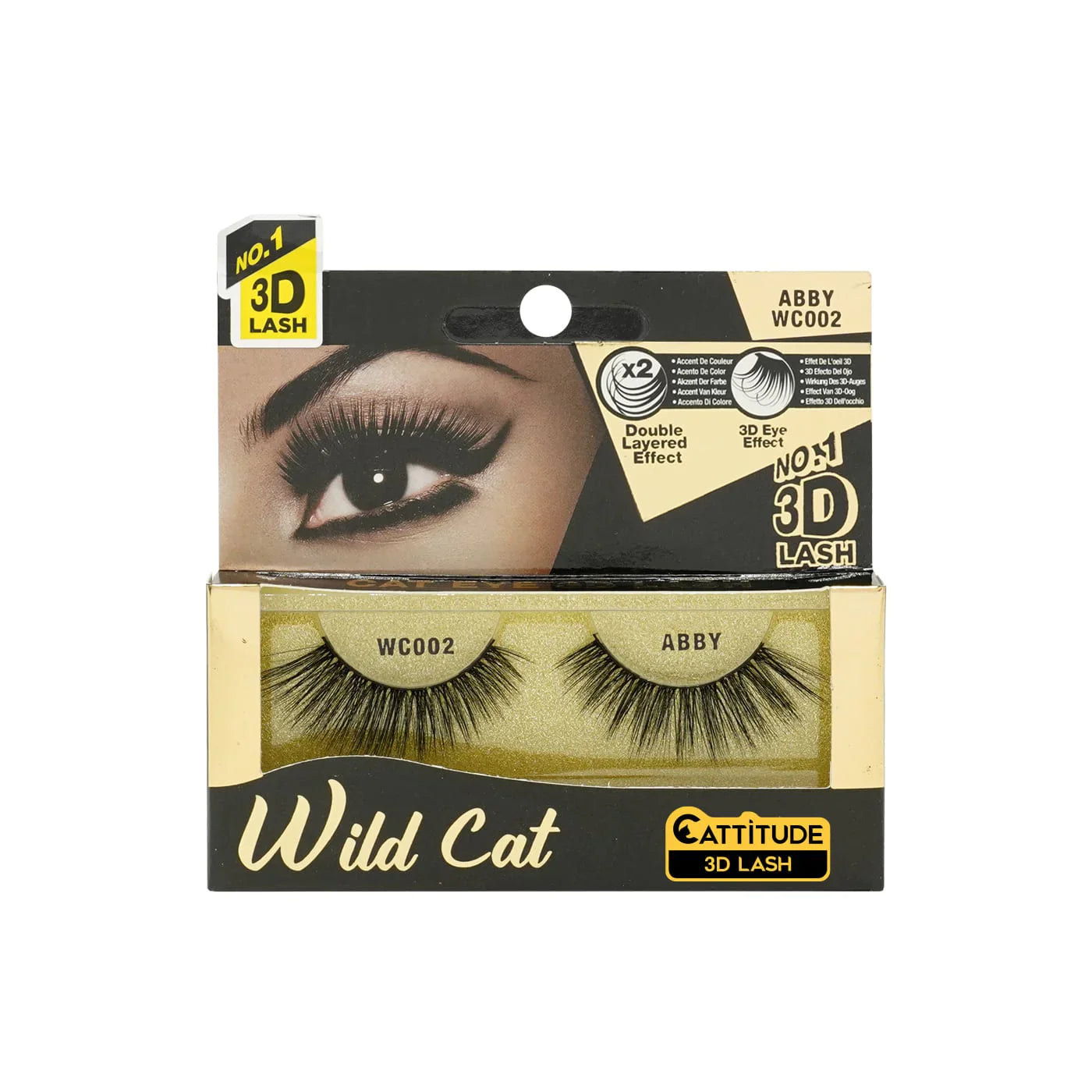 Ebin - Wild Cat 3D Lashes - Unleash your inner feline with Ebin Wild Cat 3D La - Image 2