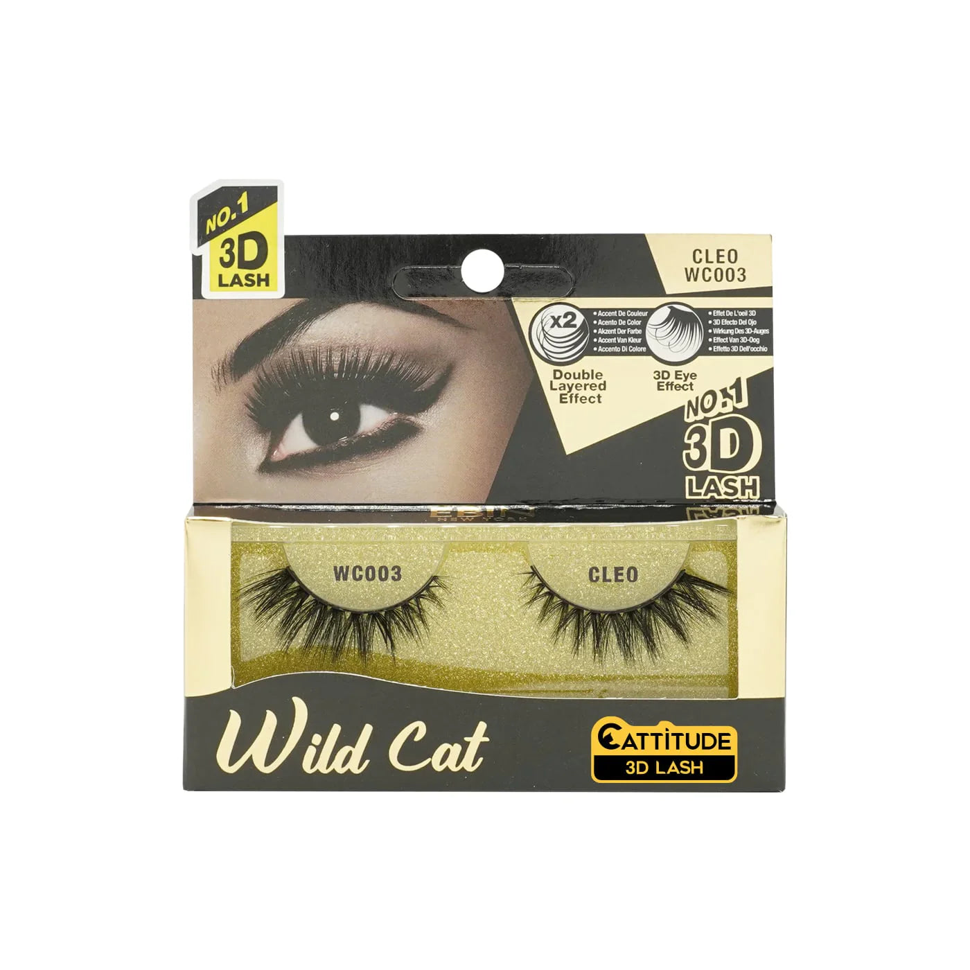 Ebin - Wild Cat 3D Lashes - Unleash your inner feline with Ebin Wild Cat 3D La - Image 3