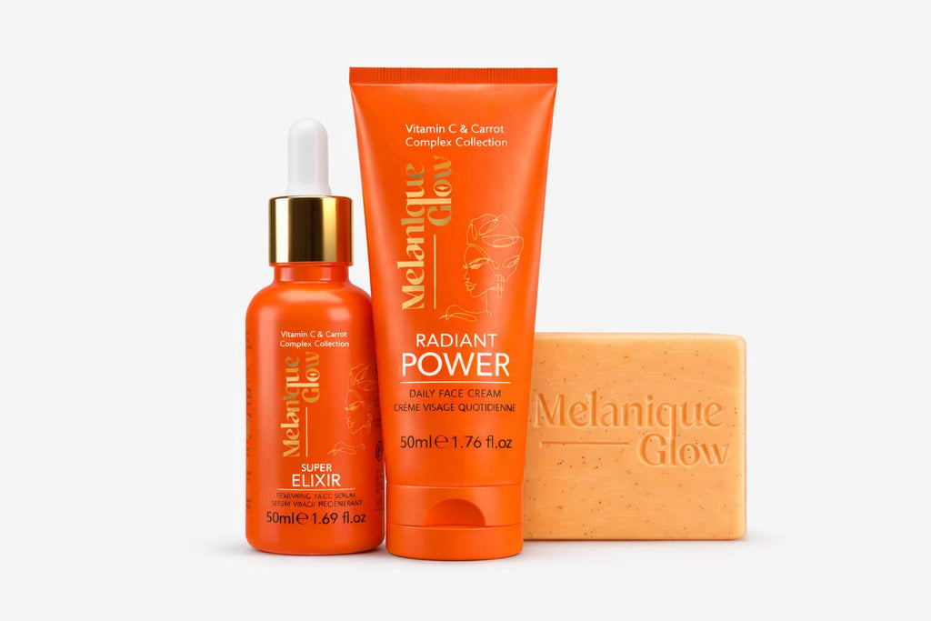 Melanique Glow Brightening Trio (Serum, Face Cream & Soap)