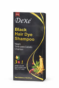 Dexe Black Hair Dye Shampoo 500ml 3 in 1 Herbal Hair Colour For Textured Hair
