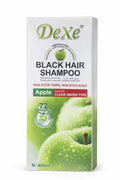 Dexe Apple Black Hair Dye Shampoo 400ml 3 in 1 Hair Color For Textured Hair