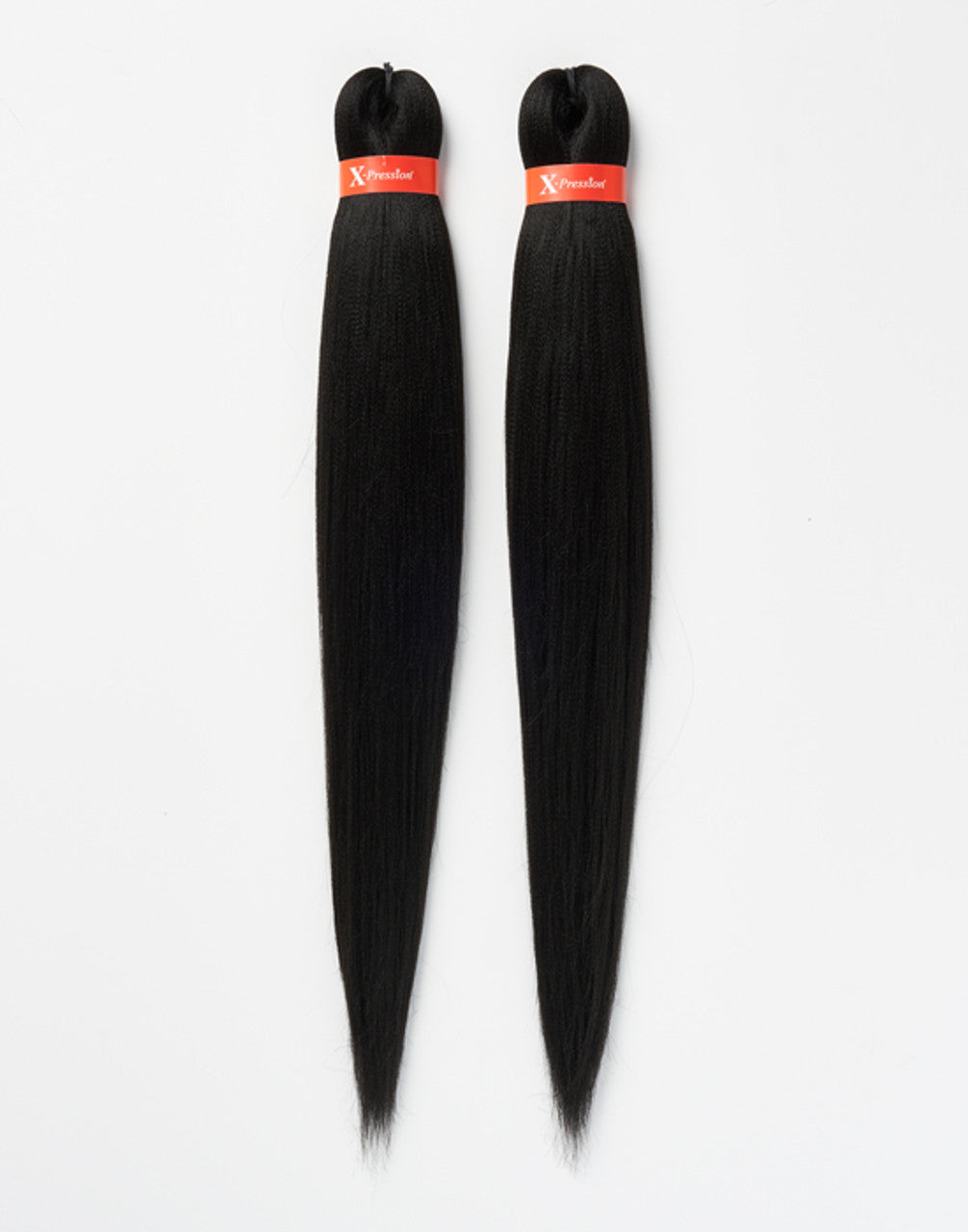 Xpression Ultra Braid Pre Stretched  Faster Protective Styling detail colour-1B