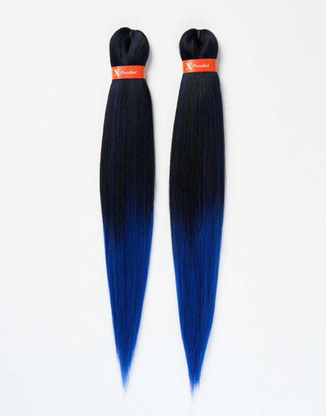 Xpression Ultra Braid Pre Stretched T1B-Blue