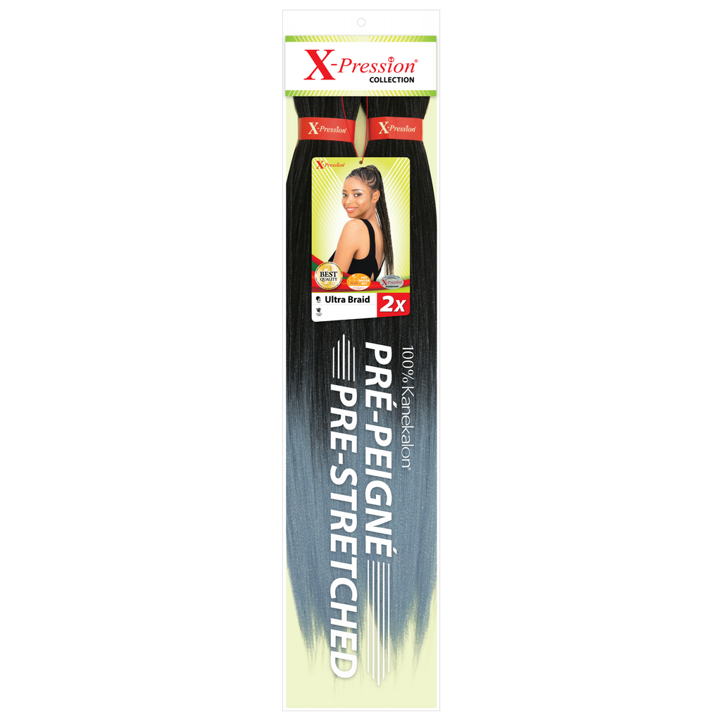 Xpression Ultra Braid Pre Stretched 6oz Faster Protective Styling