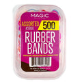 Magic Collection Assorted Rubber Bands 500 pcs