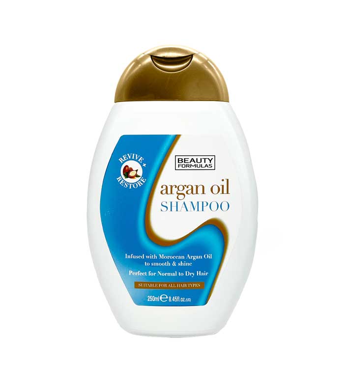 Beauty Formulas - Argan Oil Shampoo - 8.5 oz / 250 ml