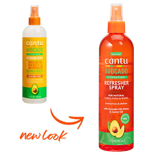 Cantu Avocado Hydrating Refresher Spray 12 oz / 355 ml - Revitalise your curls with Cantu Avocado Hydrating - Image 2