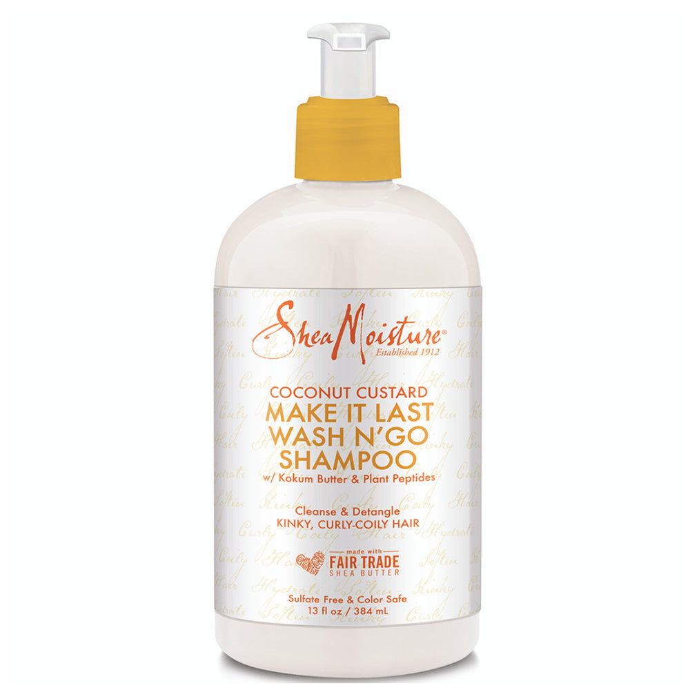 Shea Moisture Coconut Custard Wash N'Go Shampoo 13 oz / 384 ml