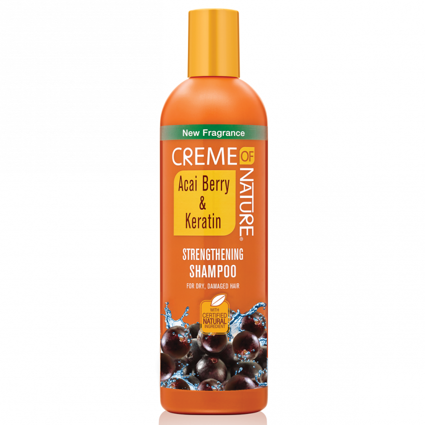 Creme Of Nature Acai Berry & Keratin Strengthening Shampoo 12 oz / 355 ml