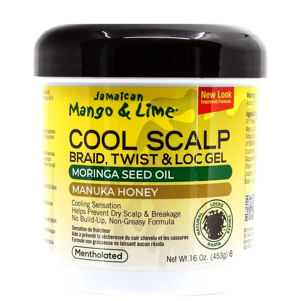 Jamaican Mango & Lime Cool Scalp Braid Twist & Loc Gel 16oz | TJ Beauty UK