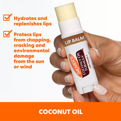 Palmer's Coconut Oil Lip Balm 4 g Hydrates Lips back label