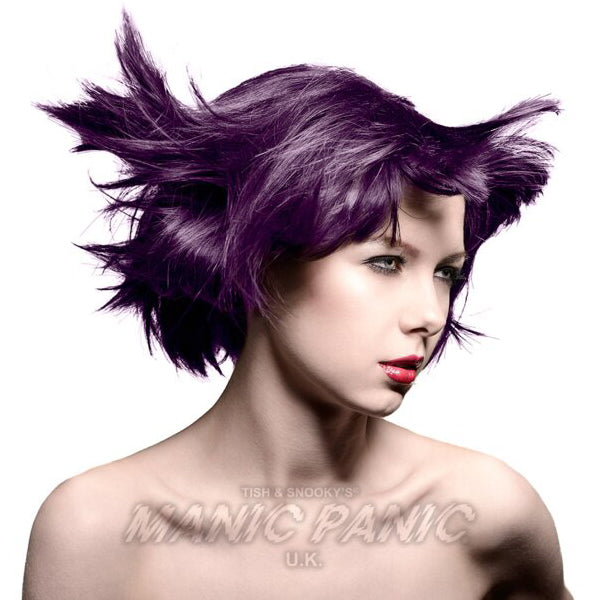 Manic Panic Semi-Permanent Hair Color Cream | Deep Purple Dream