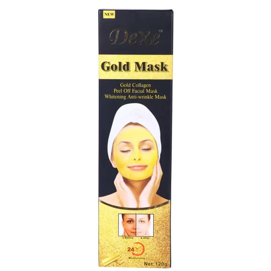 Dexe Gold Facial Mask 120g Luxury Face Treatment With Gold Botanical Extracts