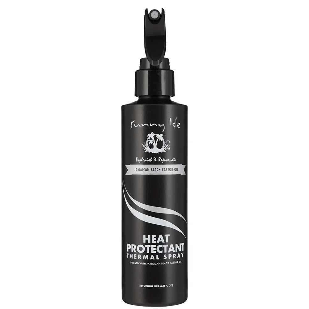 Sunny Isle Jamaican Black Castor Oil Heat Protectant Thermal Spray 6 oz - spray product image 1 - Sunny Isle - TJ Beauty UK