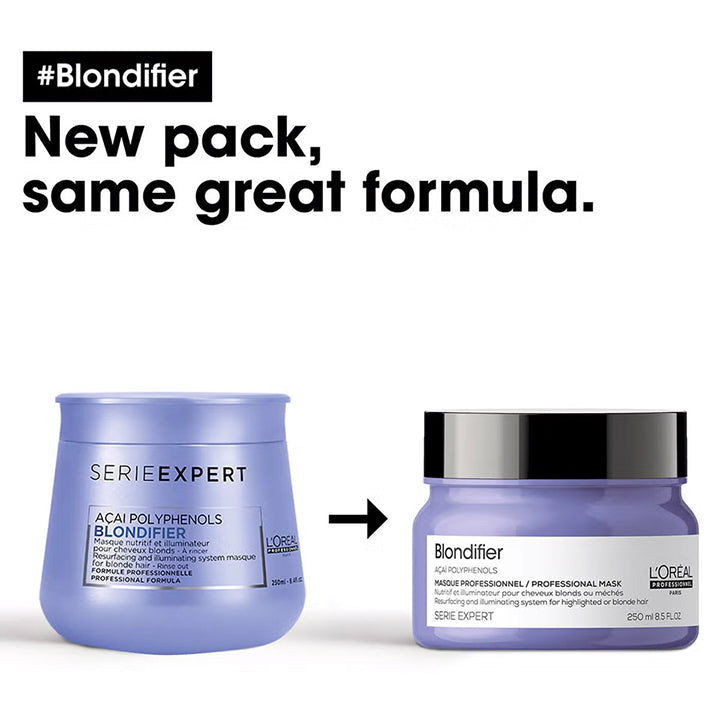 L'Oréal Professionnel Serié Expert Blondifier Mask Nourishing & Illuminating for Blonde Hair - Restore radiant shine and deep