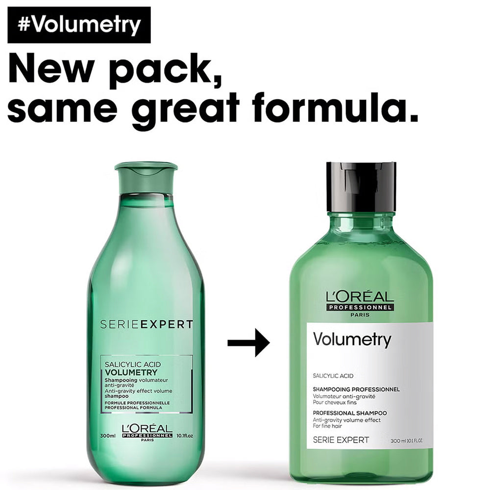 L'Oréal Professionnel Serié Expert Volumetry Shampoo Volumising & Anti-Gravity Lift for Flat, Fine Hair 300 ml/10.14 oz - Tra