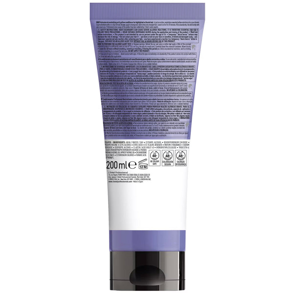 L'Oréal Professionnel Serié Expert Blondifier Conditioner Colour-Correcting & Anti-Brass for Highlighted & Blonde Hair - L'Or