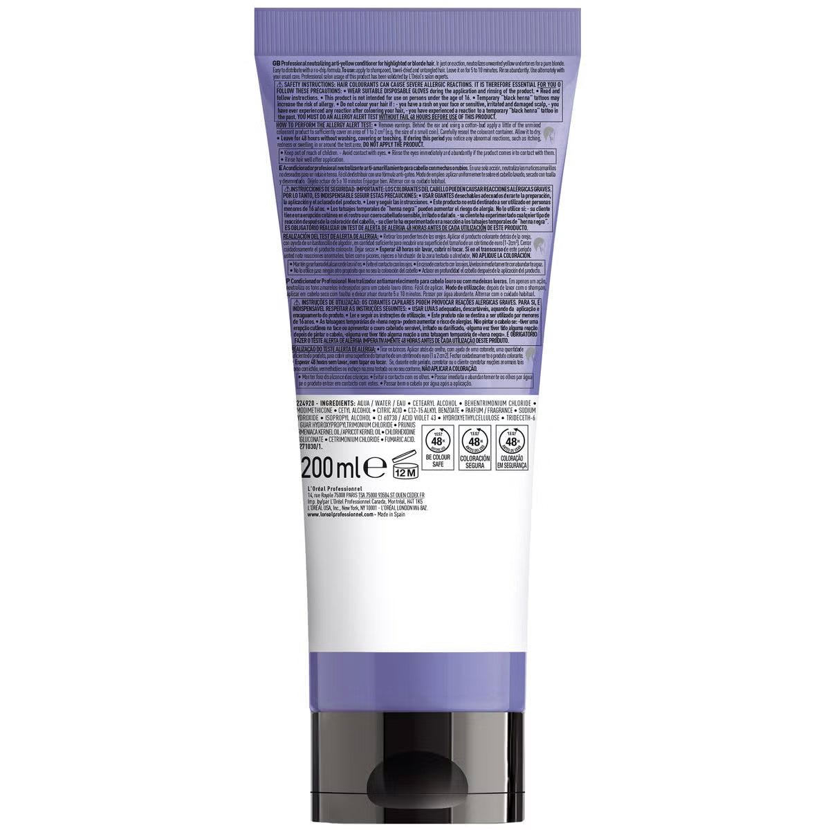 L'Oréal Professionnel Serié Expert Blondifier Conditioner Colour-Correcting & Anti-Brass for Highlighted & Blonde Hair - L'Or