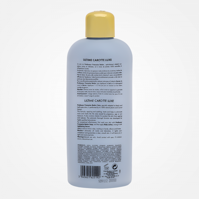 Pr. Francoise Bedon Ultime Carotte Luxe Lightening Lotion 17oz texture
