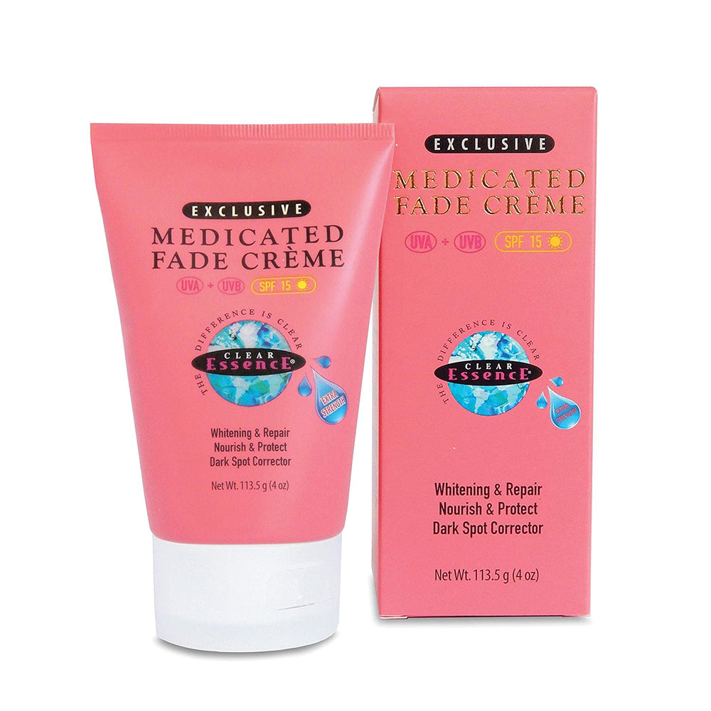 Clear Essence Exclusive Medicated Fade Creme w/ Sunscreen 4 oz