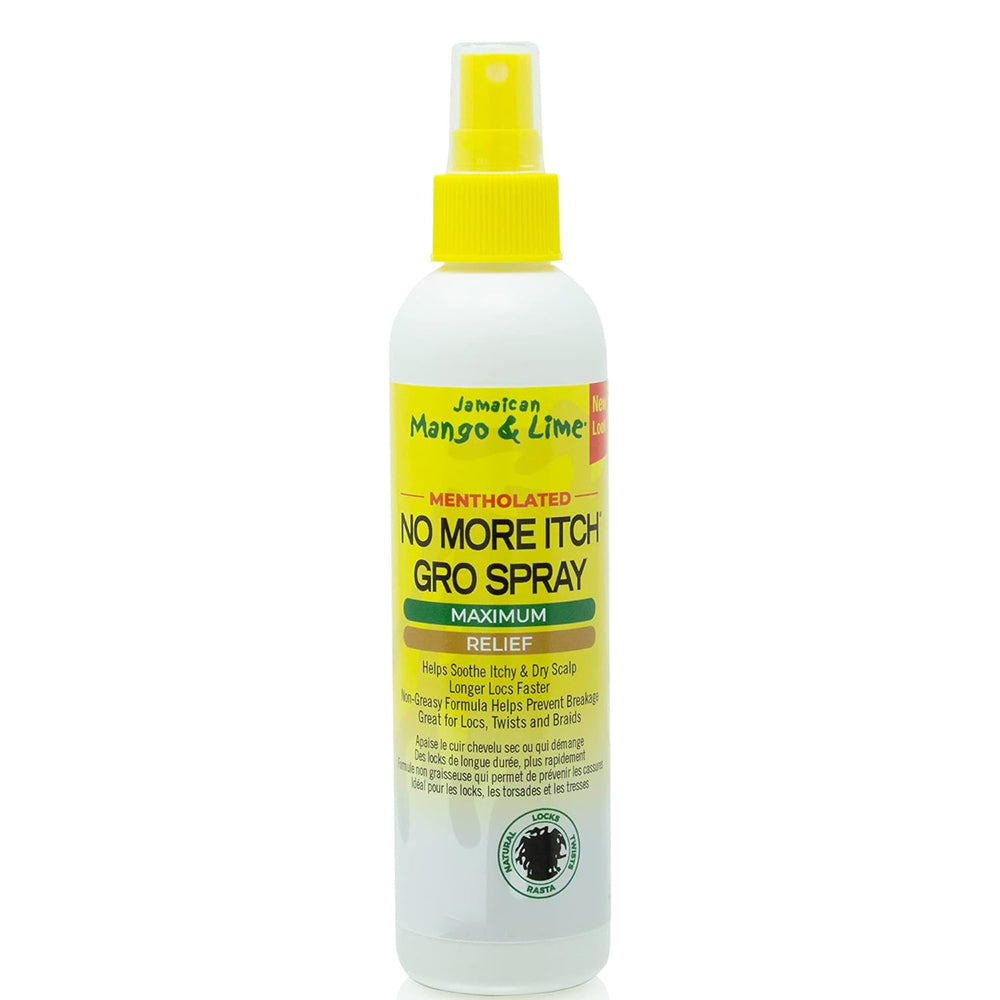 Jamaican Mango & Lime Mentholated No More Itch Gro Spray Maximum Relief 8oz | TJ Beauty UK