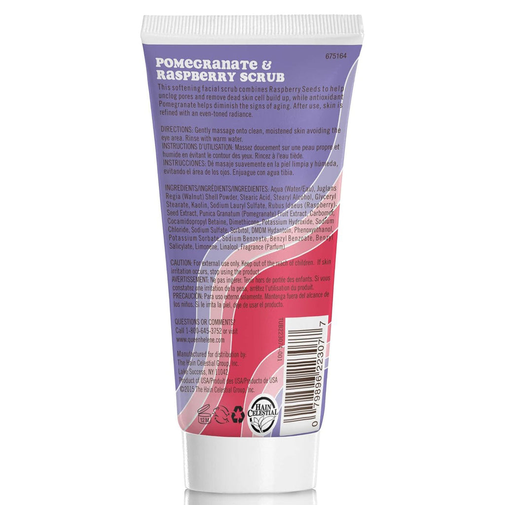 Queen Helene Pomegranate & Raspberry Scrub 6 oz