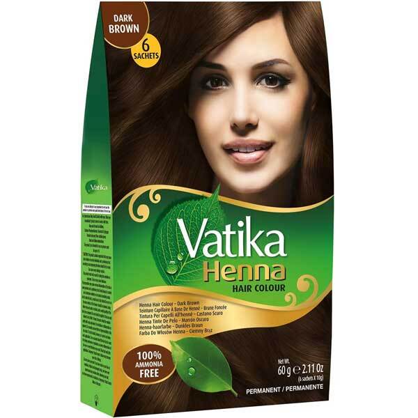 Vatika Henna Permanent Hair Color Dark Brown