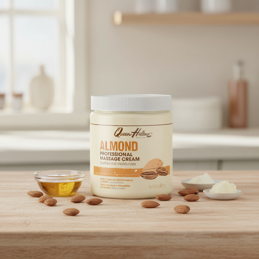 QUEEN HELENE Almond Scented Massage Cream 15 Oz