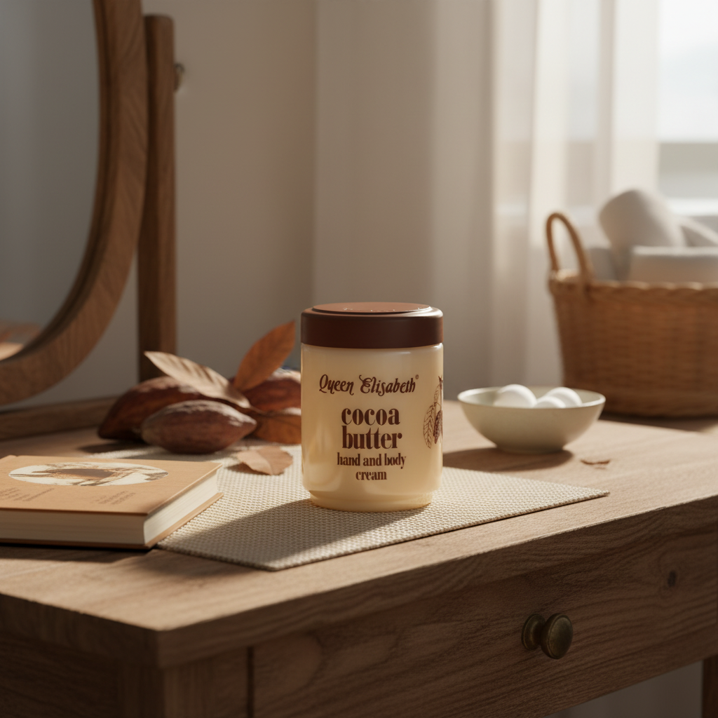 Queen Elisabeth Cocoa Butter Hand and Body Cream