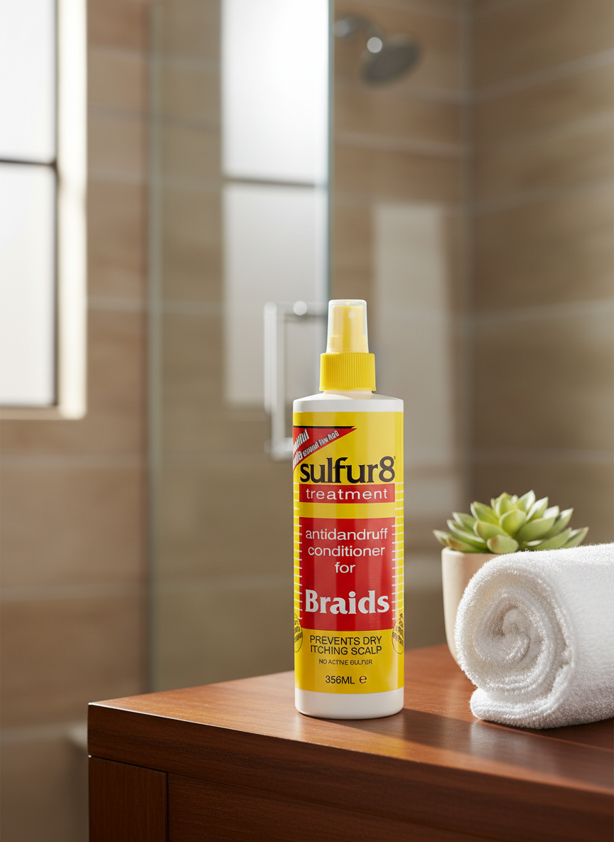 Sulfur8 Treatment antidandruff conditioner for Braids Trio