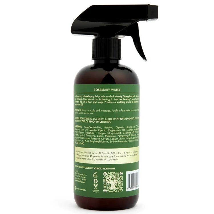 As I Am Rosemary Water 16 oz