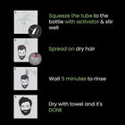 Cameleo Men Hair Color Cream 4.0 Medium Brown – Ammonia‑Free Grey Coverage for Hair, Beard & Moustache