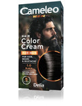 Cameleo Men Hair Color Cream 1.0 Black – Ammonia‑Free Grey Coverage for Hair, Beard & Moustache