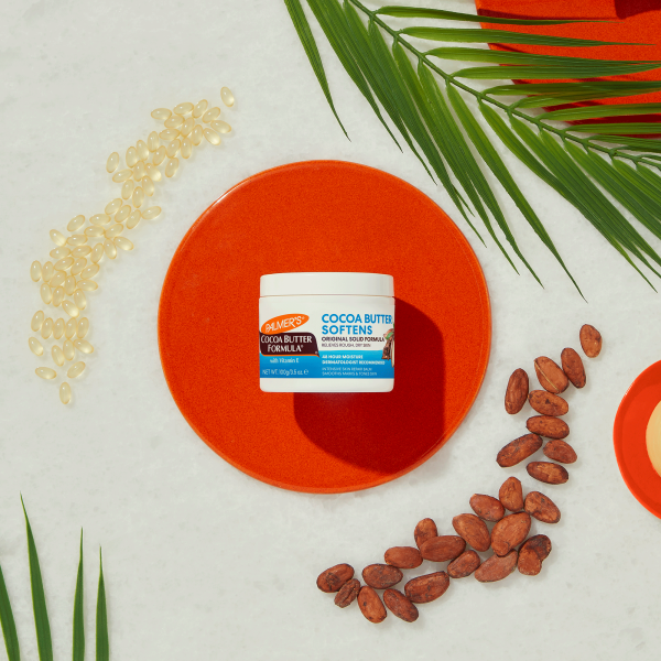 Palmer's Cocoa Butter Solid Formula Jar 4oz for Dry Skin texture