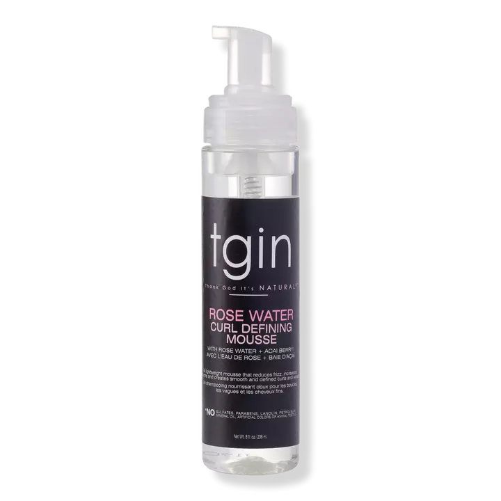 tgin - Rose Water Curl Defining Mousse - 236ml