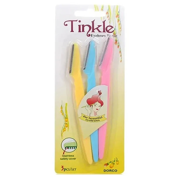 Tinkle Eyebrow Razors - 3 pc set