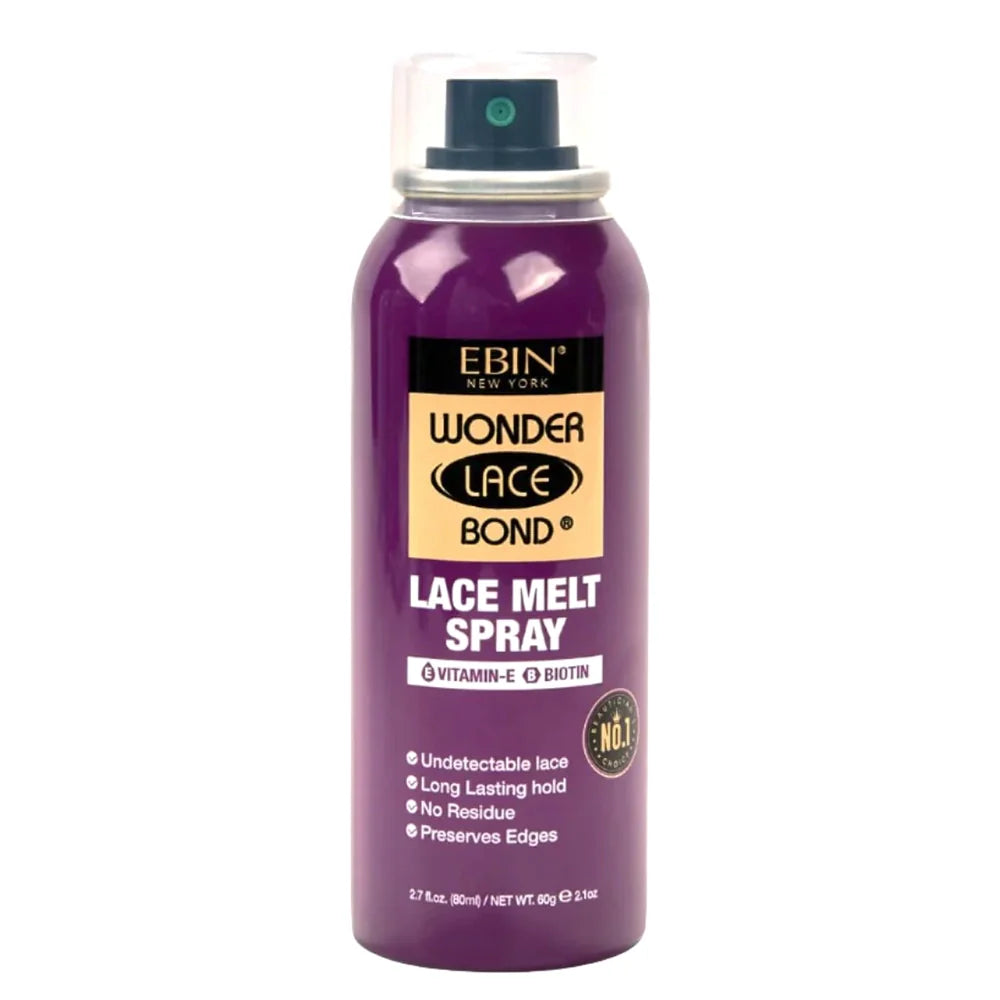 Ebin Wonder Lace Bond Lace Melt Spray | Vitamin E | 2.1 oz