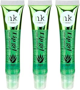 Nicka K Newyork NK lip gloss gel 15ml Vitamin E, Shiny, Nourishes, Lip gel (Vitamin E, Pack Of 3)